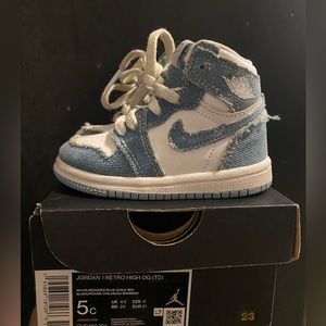 Denim jordan 1s